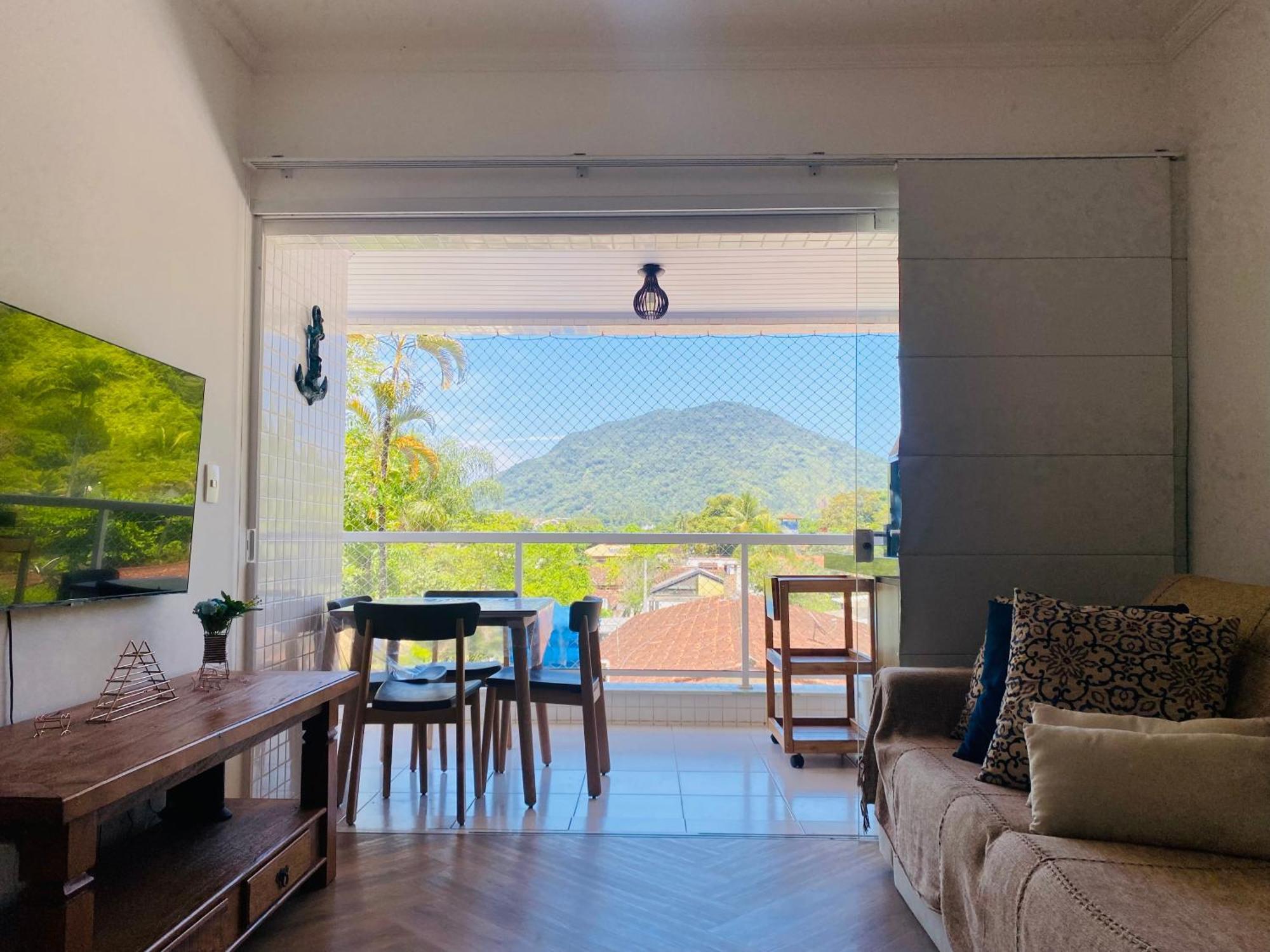 Apto Com Ar-Cond E Piscina A 100 M Praia Da Enseada Ubatuba Exterior photo