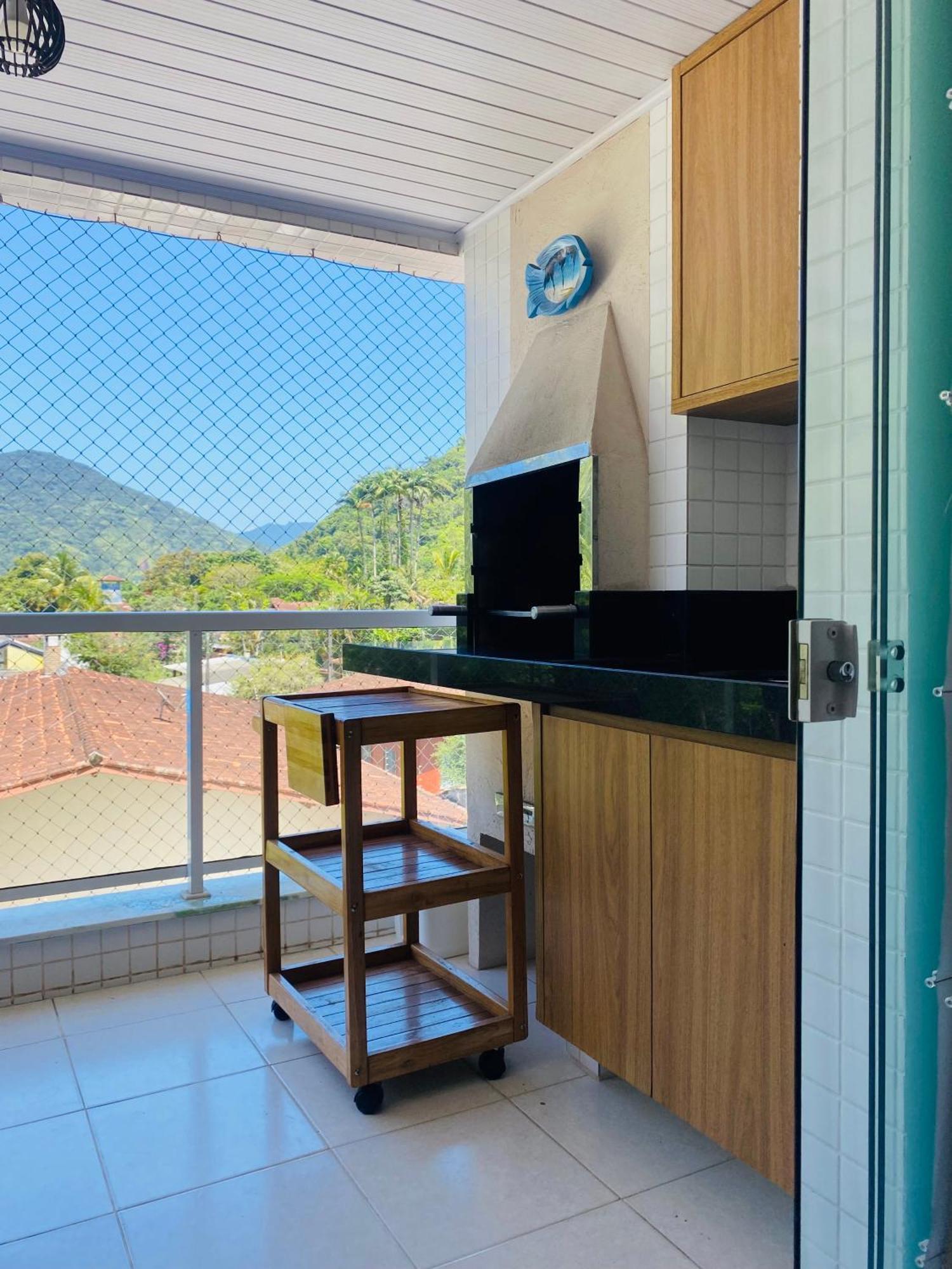 Apto Com Ar-Cond E Piscina A 100 M Praia Da Enseada Ubatuba Exterior photo